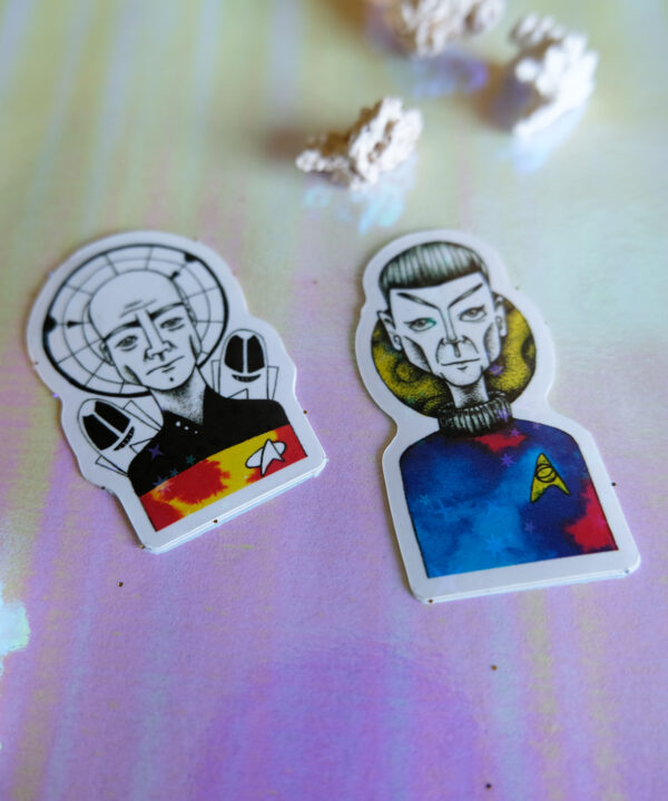 Trekkies - holografische stickers - Afbeelding 2